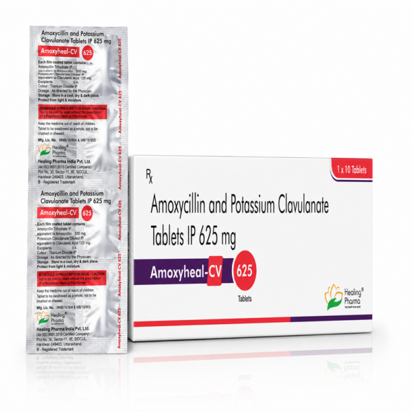 AMOXYHEAL 625 (500mg/125mg Amoxycillin/Potassium Clavulanate)