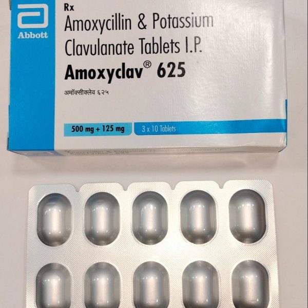 Amoxyclav 625 (500mg/125mg Amoxycillin/Clavulanic Acid)