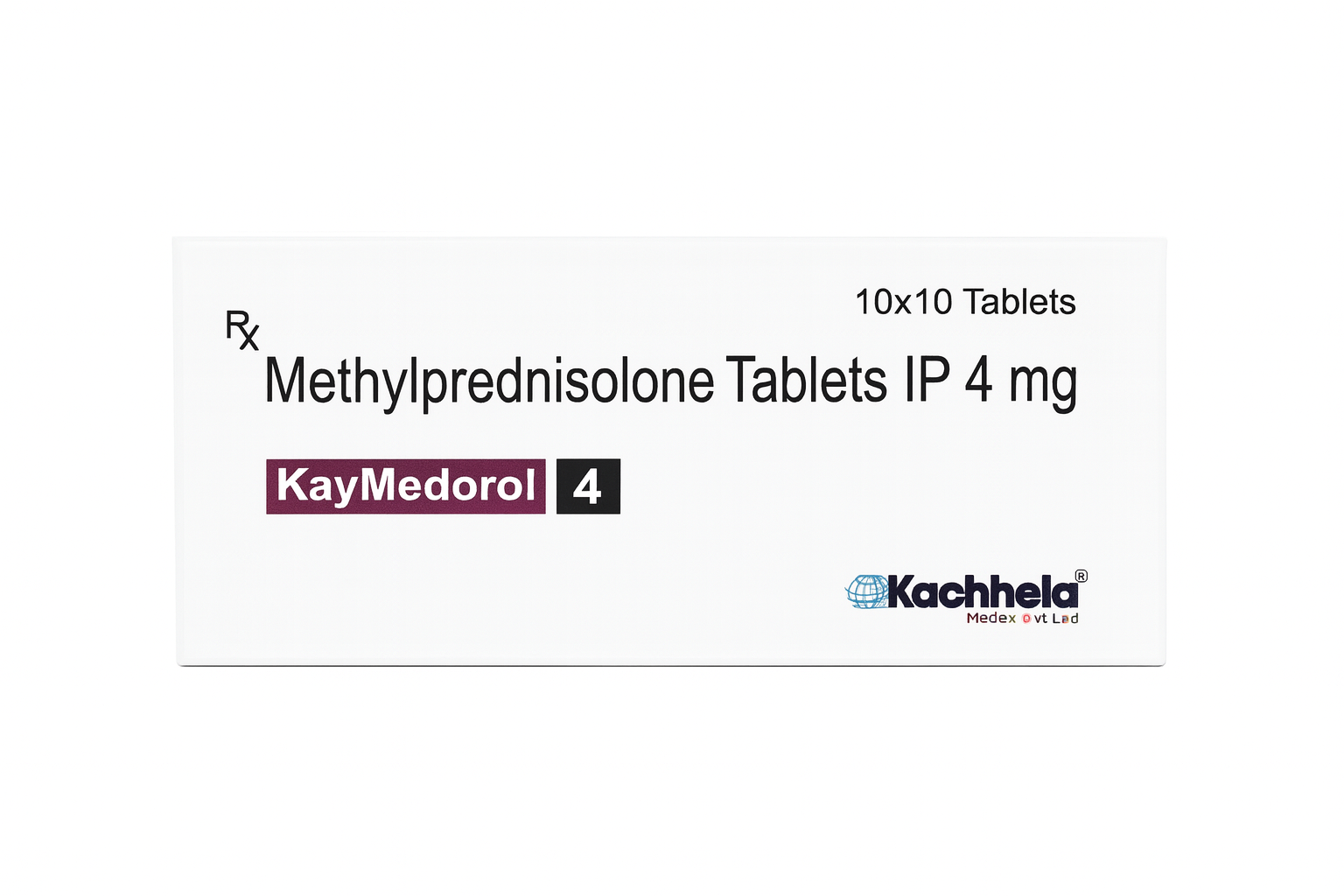 KAYMEDROL 4 (4mg Methylprednisolone)