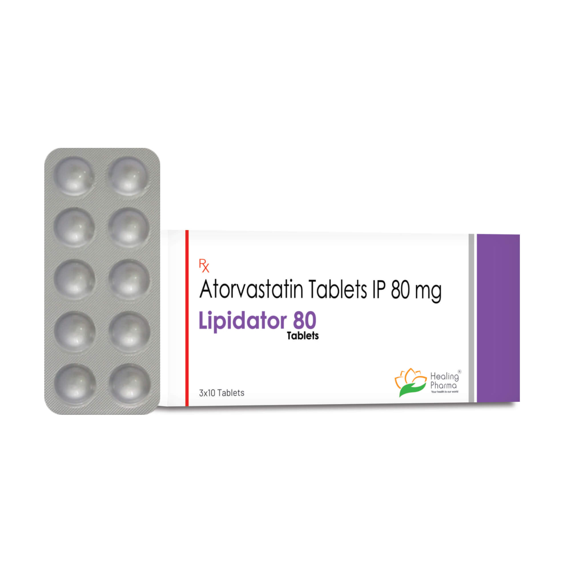 LIPIDATOR 80 (80mg Atorvastatin)