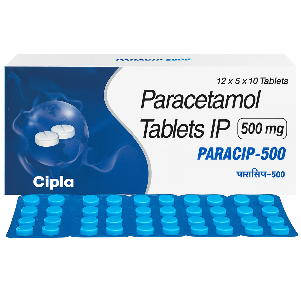 PARACIP 500 (500mg Acetaminophen)