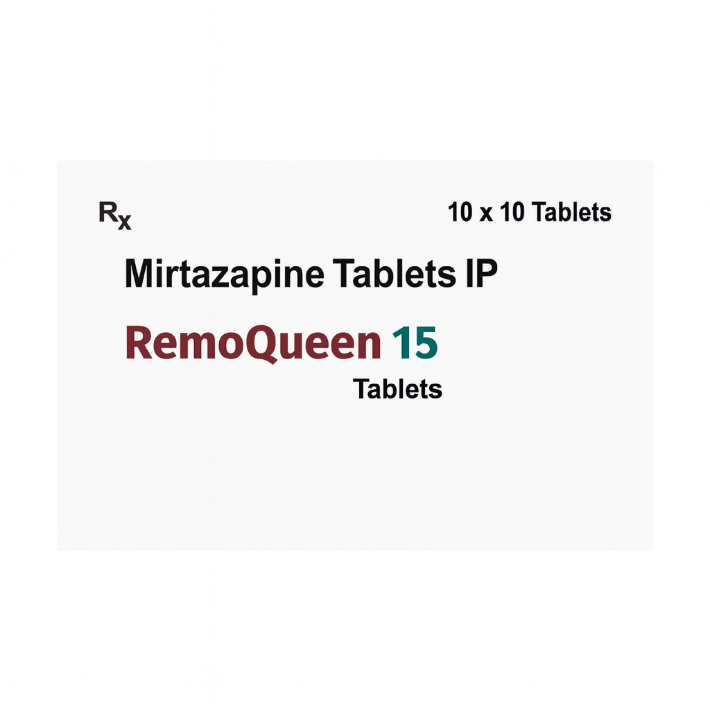 REMOQUEEN 15 (15mg Mirtazapine)