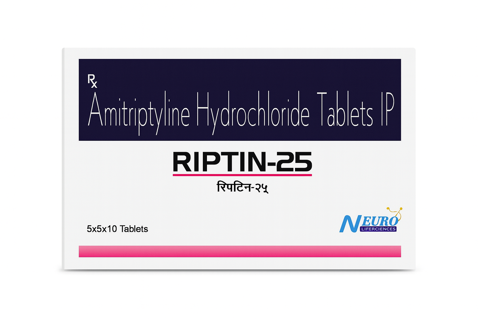 RIPTIN 25 (25mg Amitriptyline)