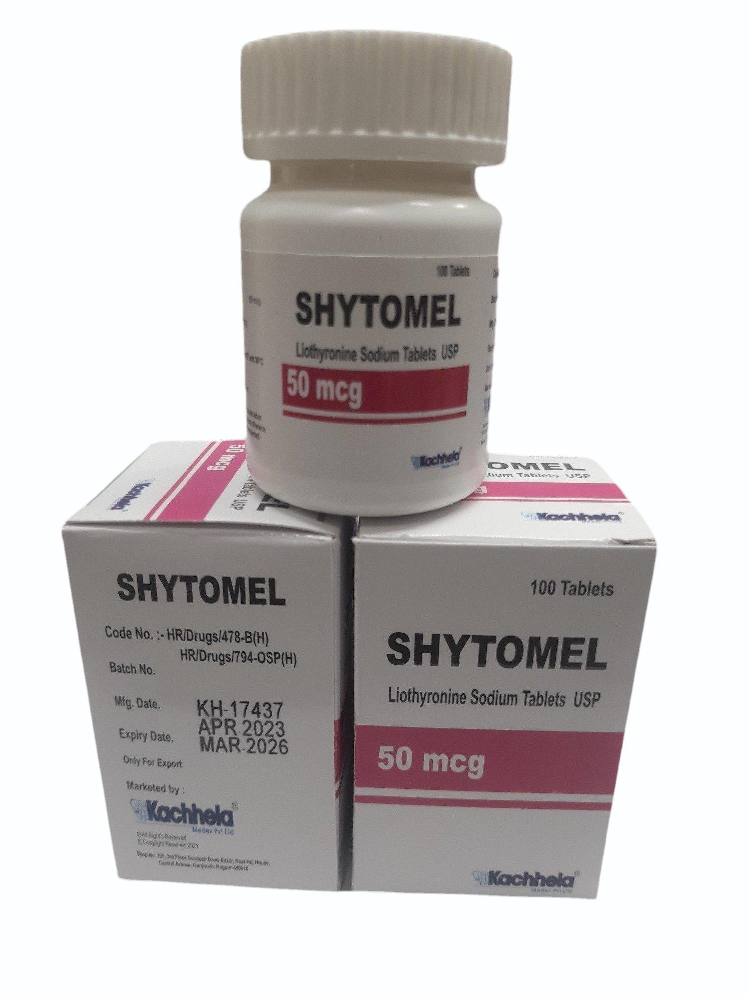 SHYTOMEL 50 (50mcg Liothyronine)