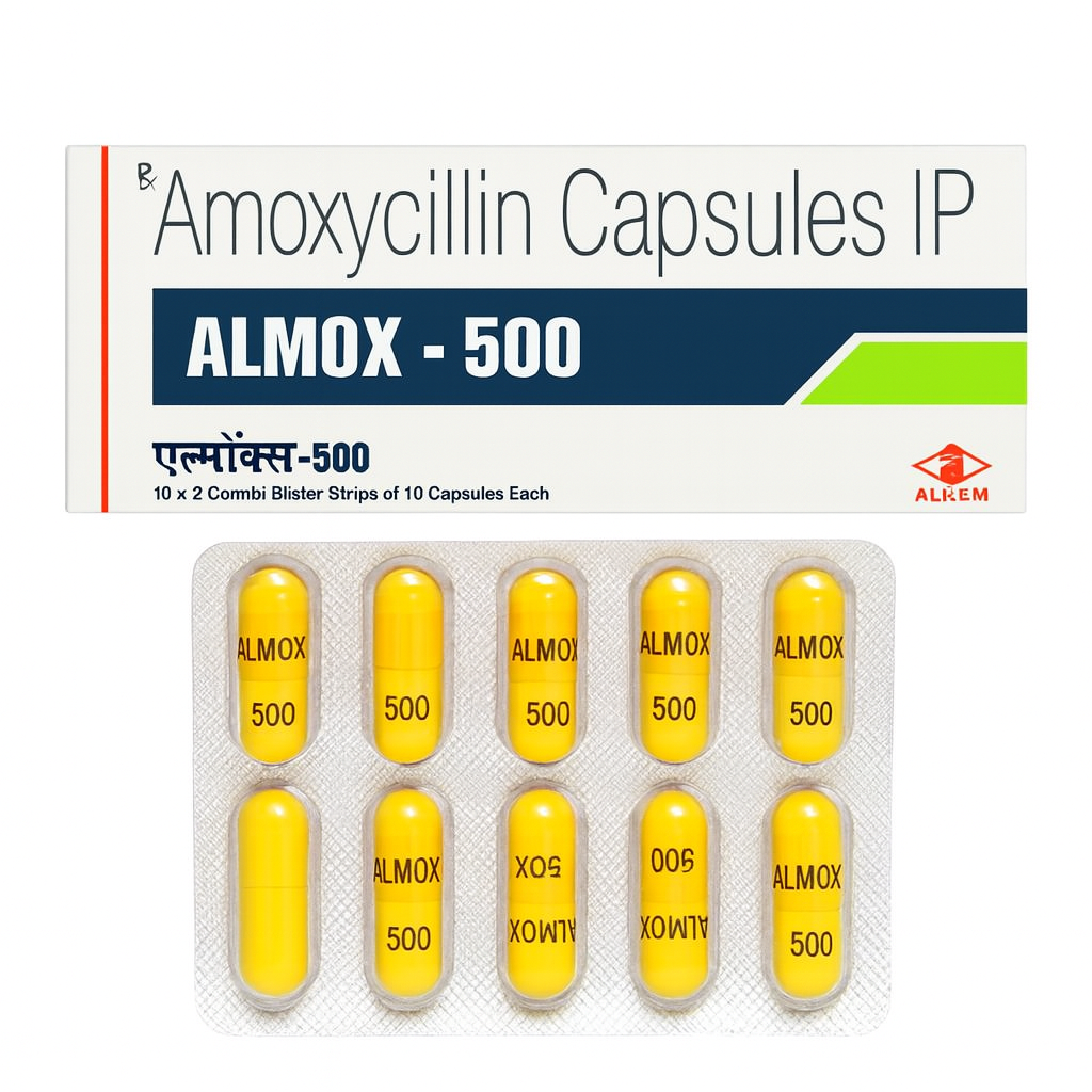 ALMOX 500 (500mg Amoxycillin)