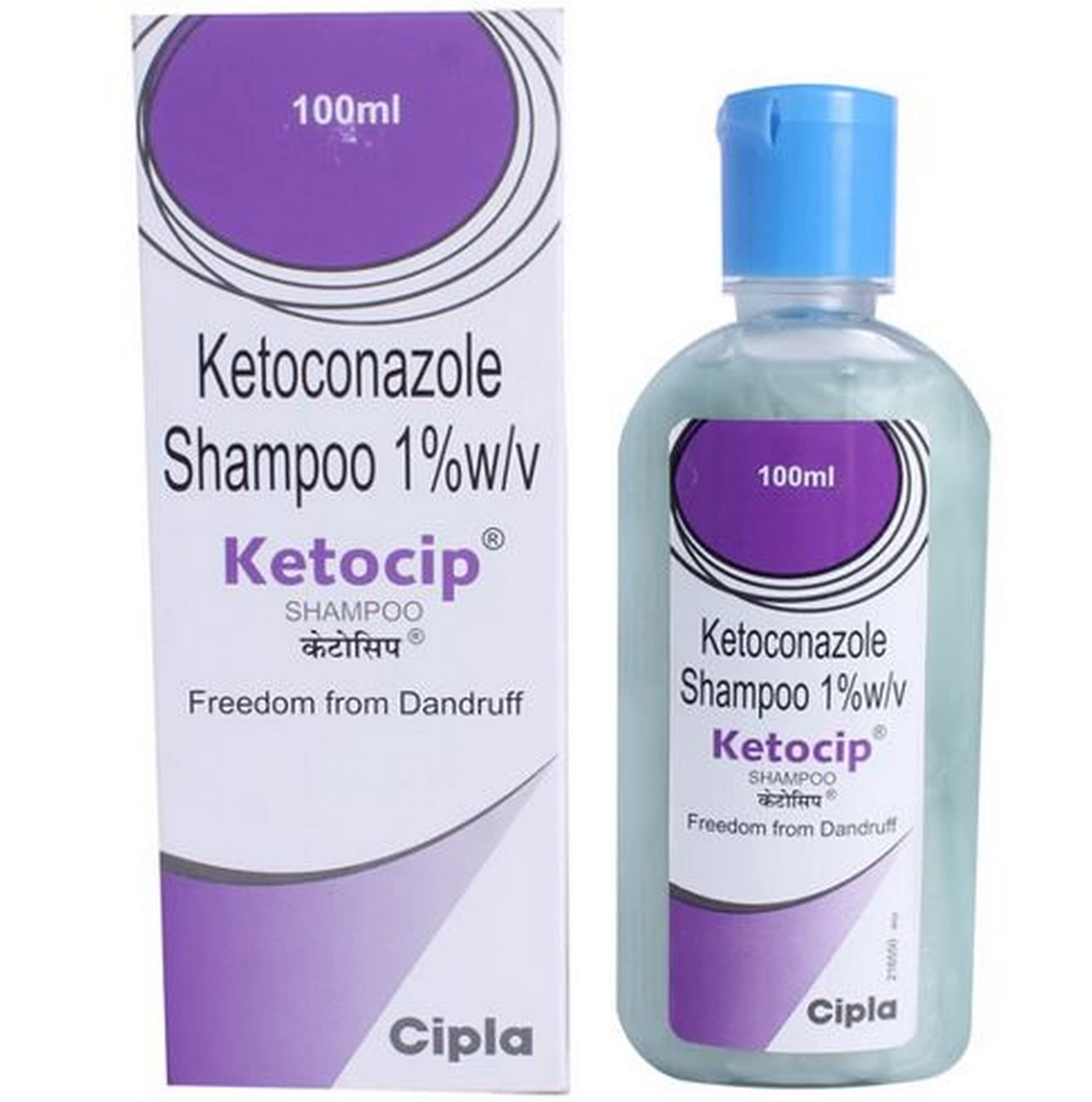 KETOCIP shampoo 1% (1% w/v Ketoconazole)